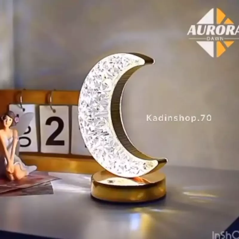 اباژور کریستال لمسی طرح ماه