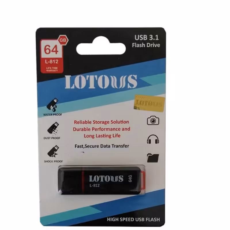 فلش مموری لوتوس مدل L812 ظرفیت 64 گیگابایت
