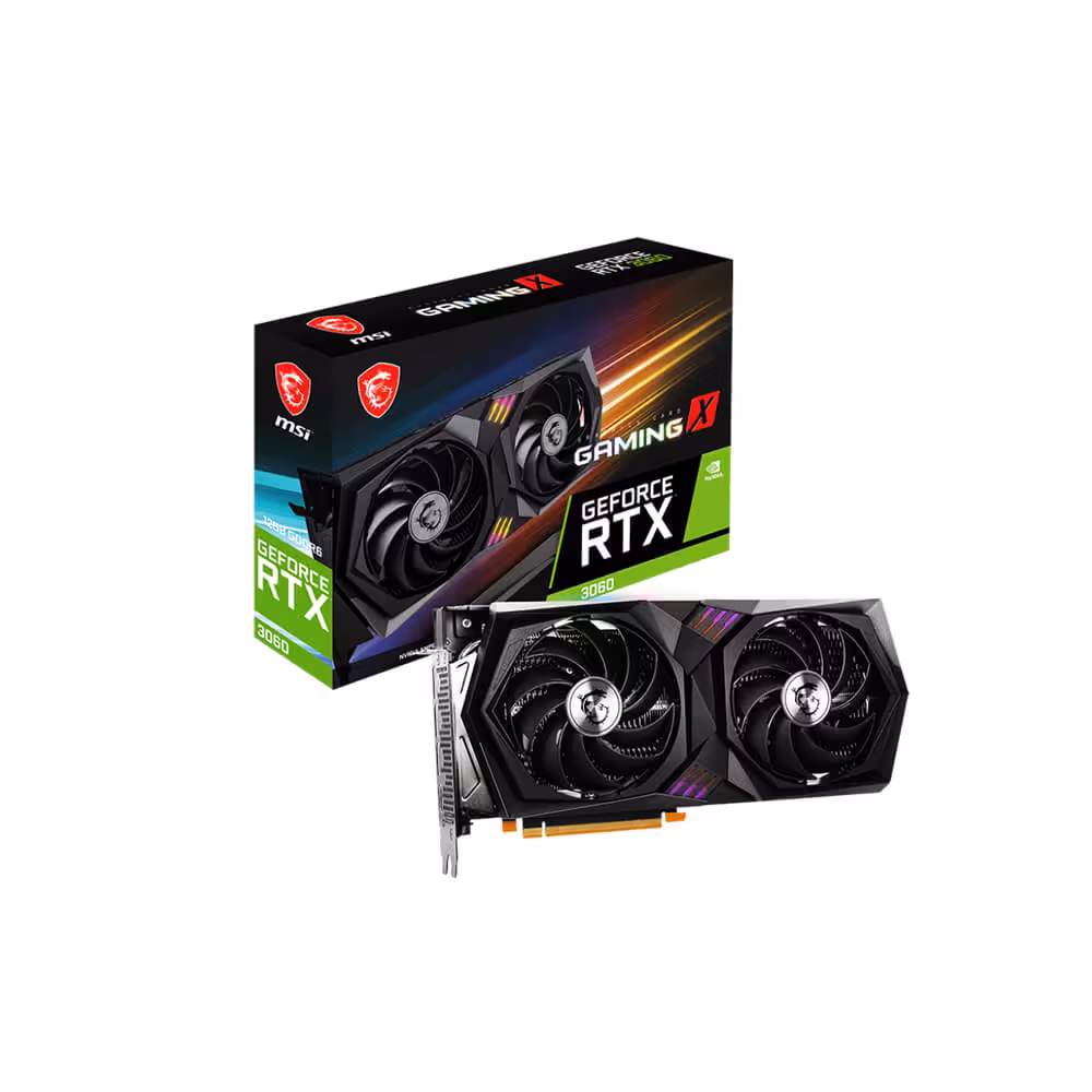 خرید کارت گرافیک MSI / NVIDIA / RTX 3060 GAMING X 12GB