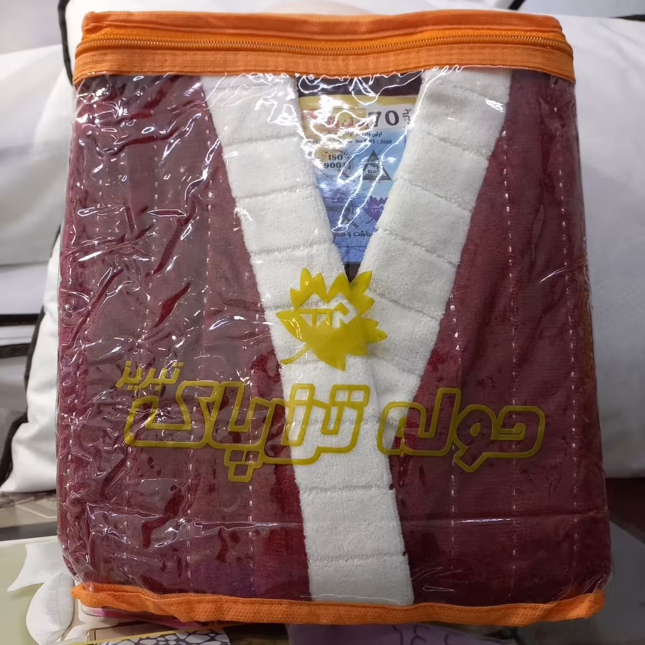 حوله تن پوش کودکانه تن پاک سایز 70 در دو رنگ