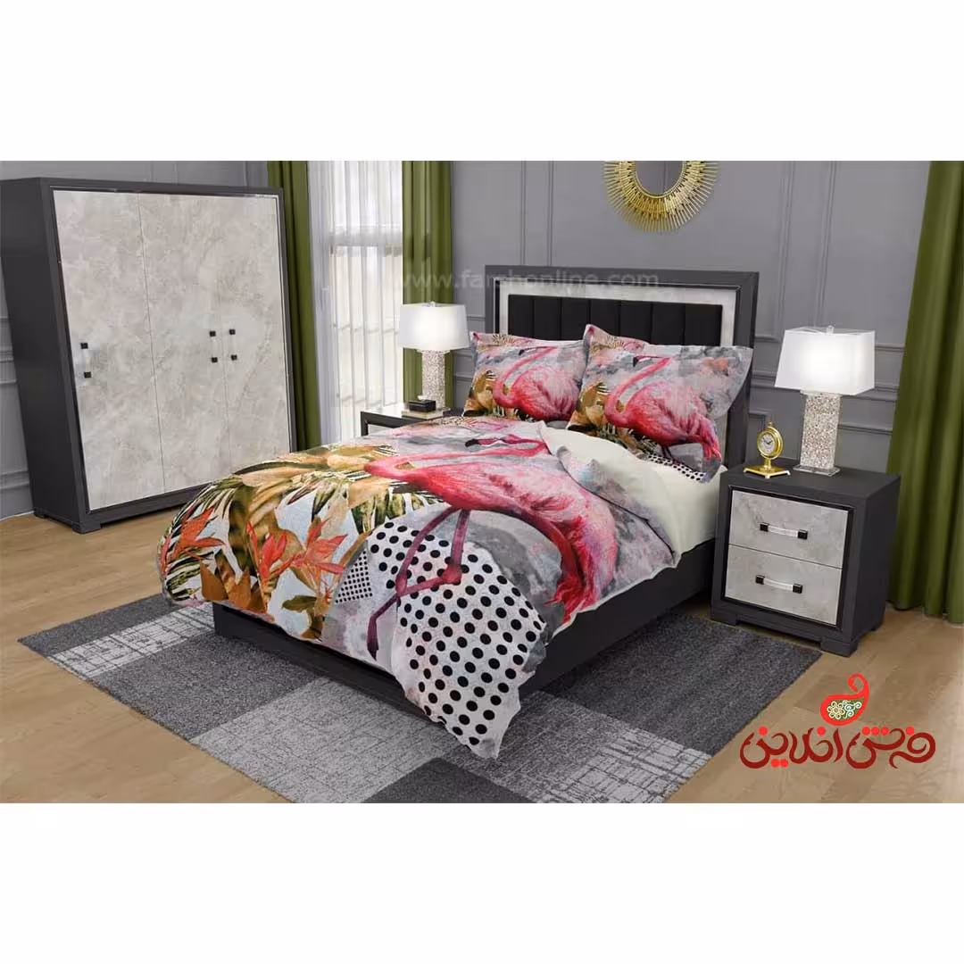 روتختی سه بعدی طرح فلامینگو کد 3261