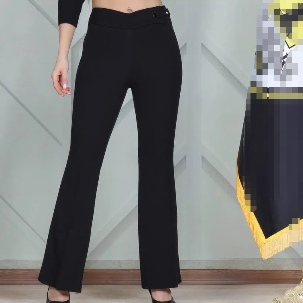 شلوار پارچه ای دمپا گشاد (بوت کات)