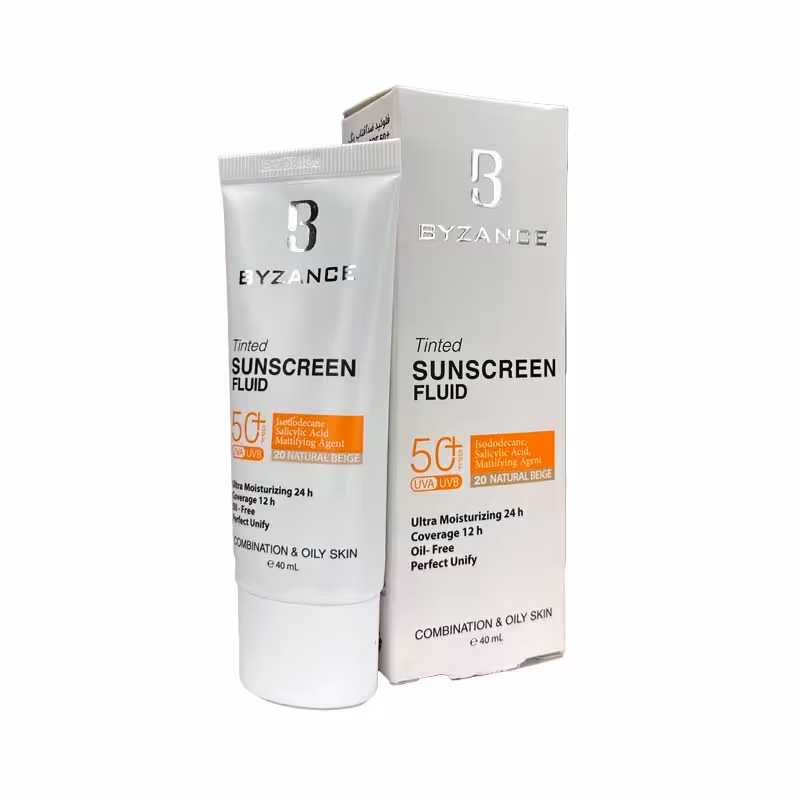 خرید و قیمت | ضدآفتاب Spf 50 بیزانس مناسب پوست مختلط و چرب 40 میل