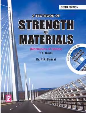 [PDF] دانلود کتاب A Textbook Of Strength Of Materials - Mechanics Of Solids, 5th ed, 2012