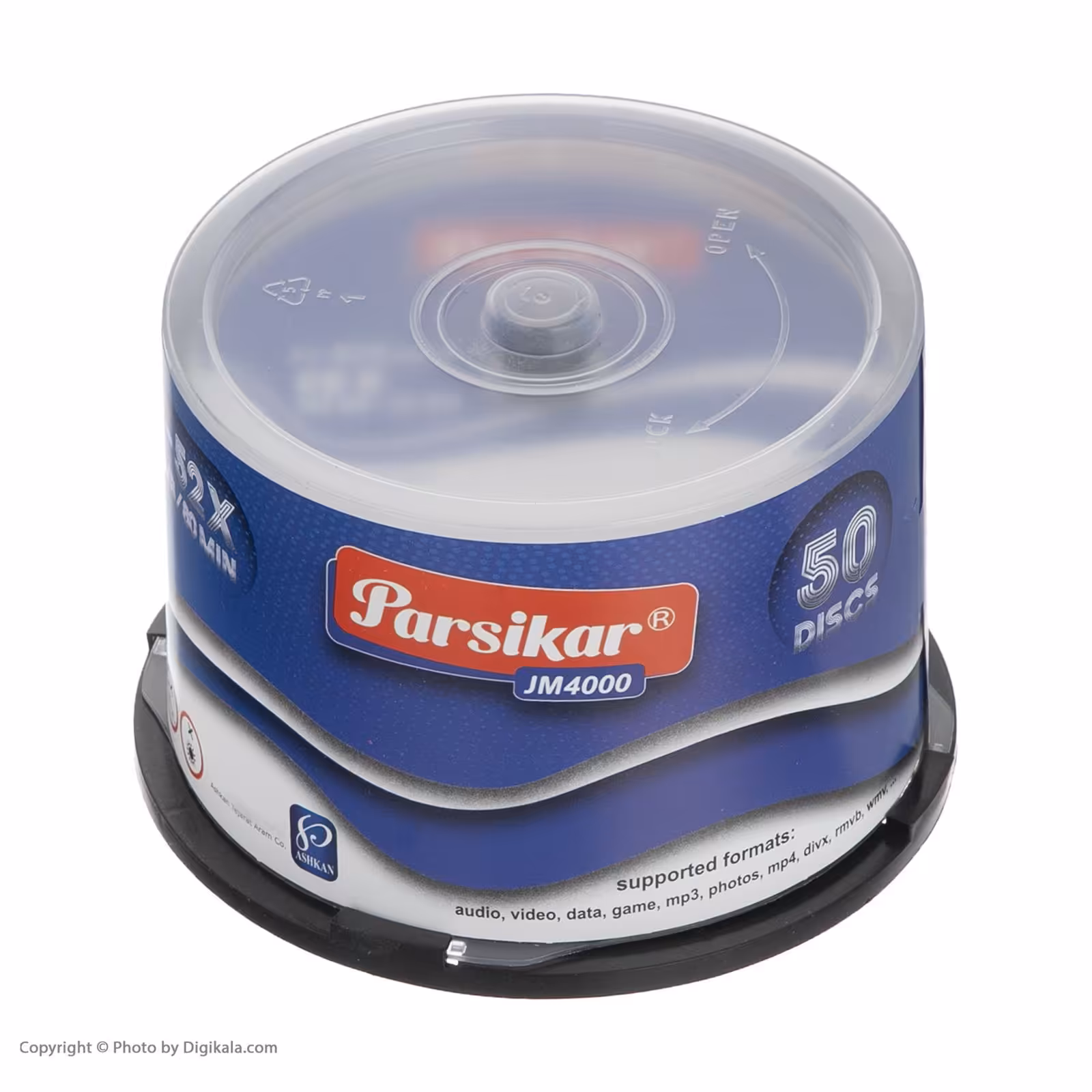 سی دی خام بسته 50 عددی پارسیکار
