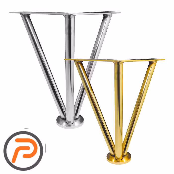 پایه مبلی سه پره سکه ای 16 تا 20 سانتیمتر