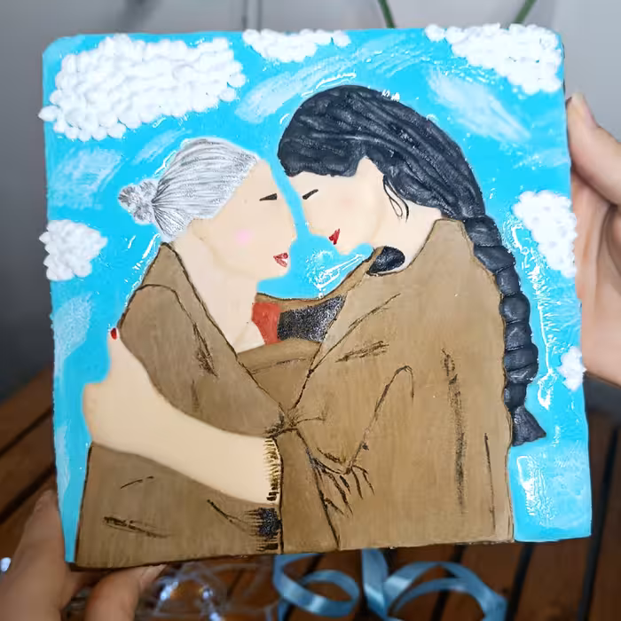 کوکی ایسینگ طرح مادر و دختر  