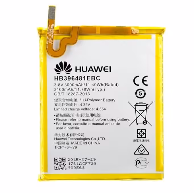 باتری موبایل مدل HB396481EBC با ظرفیت 3100mAh مناسب برای گوشی موبایل هوآوی G8