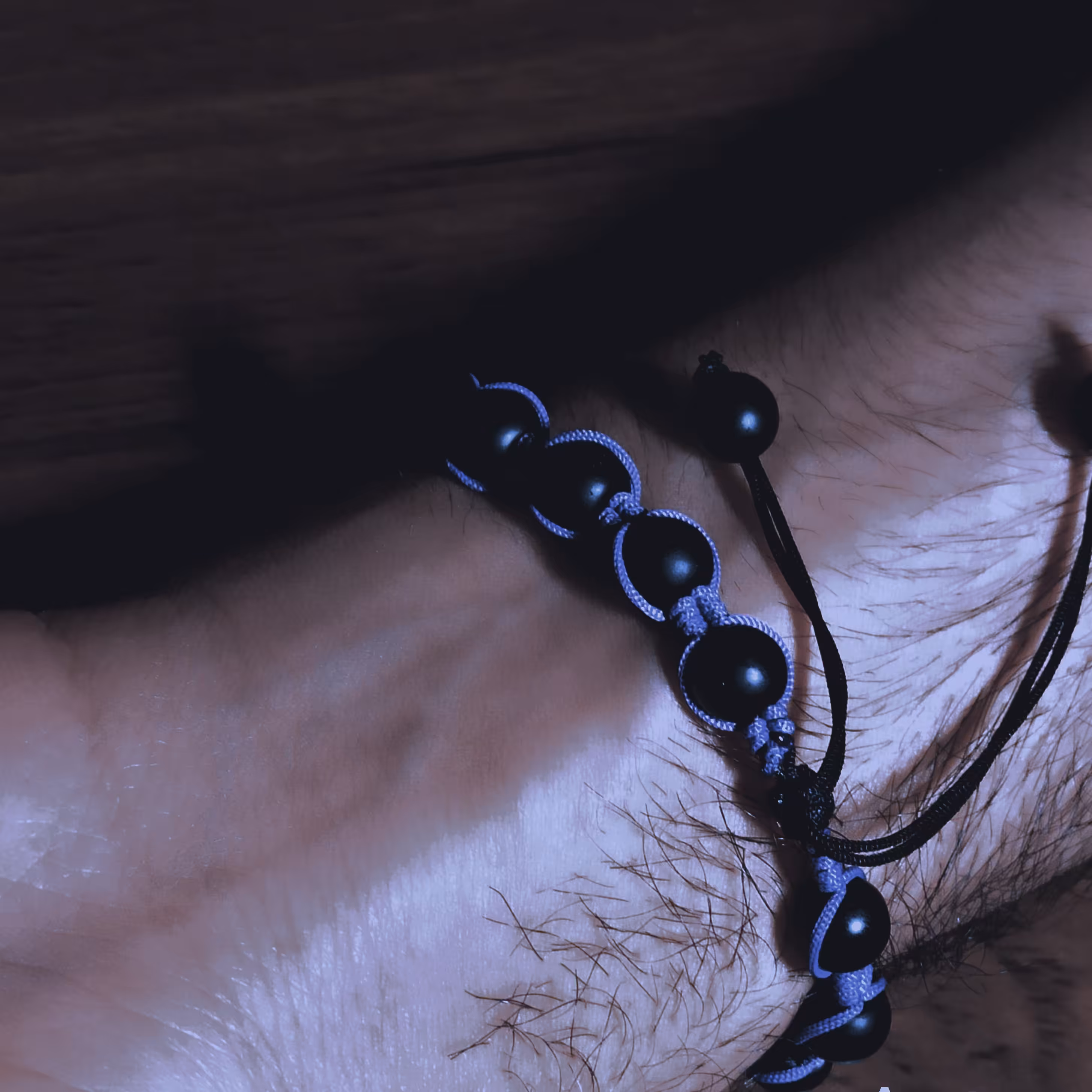 دستبند مهره ای مشکی سنگ اونیکس مات