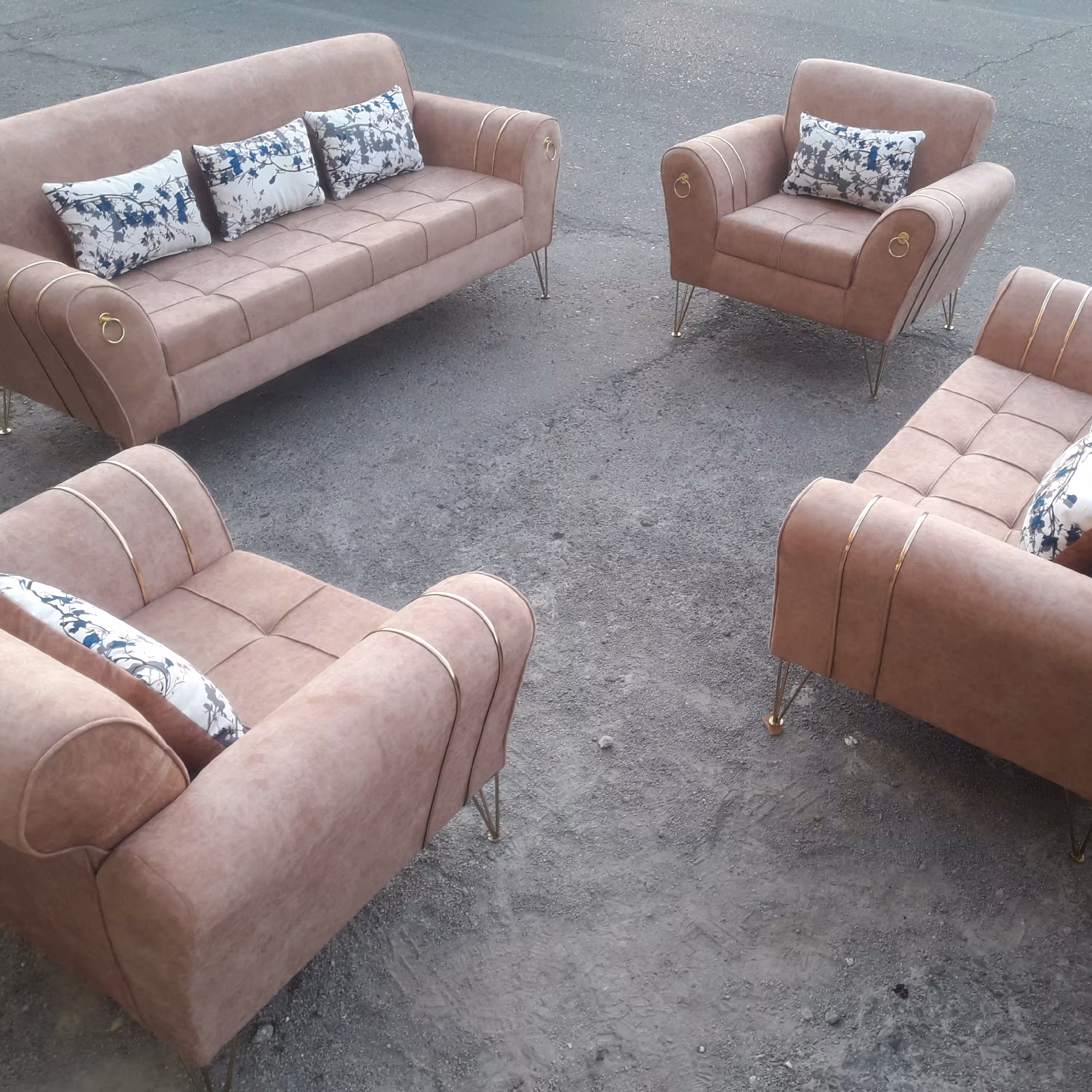 مبل راحتی اسکارلت در تنوع رنگبندی ست 7 نفره