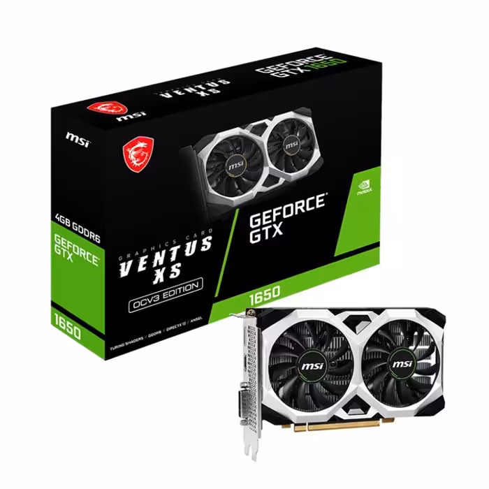 کارت گرافیک ام اس آی GeForce GTX 1650 D6 VENTUS XS OCV3 4GB