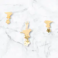 نیم ست طلای 18 عیار طرح گنجشک سبک و کادویی