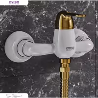 شیر توالت آویسا مدل نیکا سفید طلا