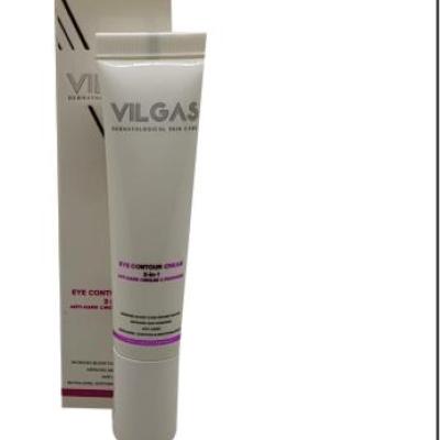 کرم دورچشم 2*1 ضدپف و تیرگی و چروک ویلگاس حجم 15میل VILGAS