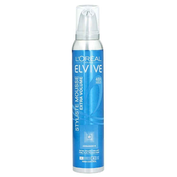 موس مو حالت دهنده و حجم دهنده لورال LOREAL سری الوایو Elvive مدل اکسترا والیوم Extra Volume حجم 200 میل
