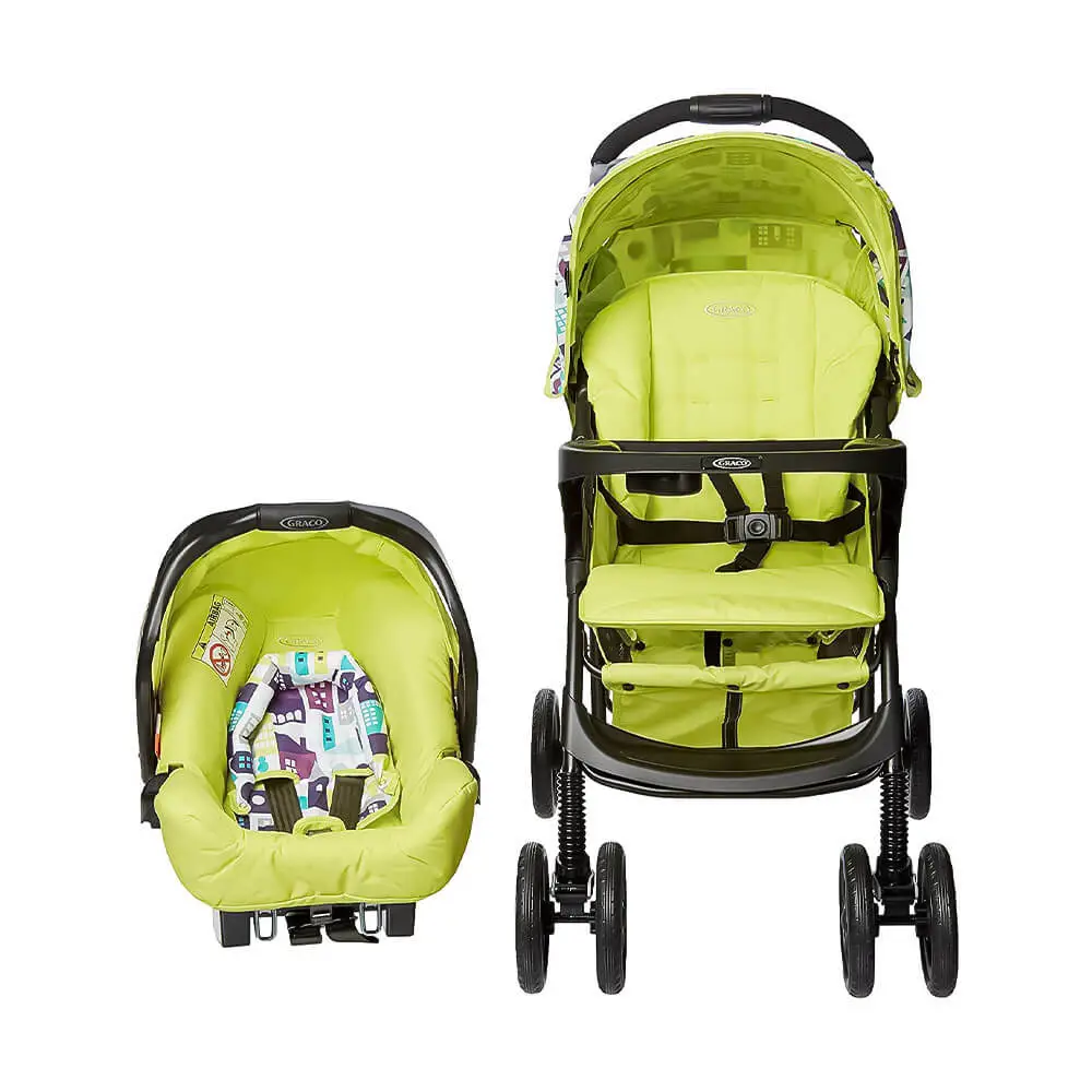 ست کالسکه و کریر گراکو Graco مدل Mirage Plus Toy Town
