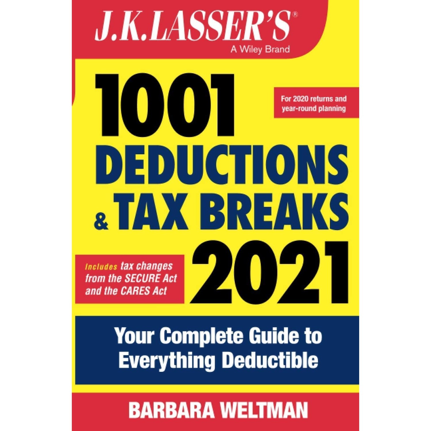 کتاب زبان اصلی Lasser Deductions P JK Lasser اثر Barbara Weltman