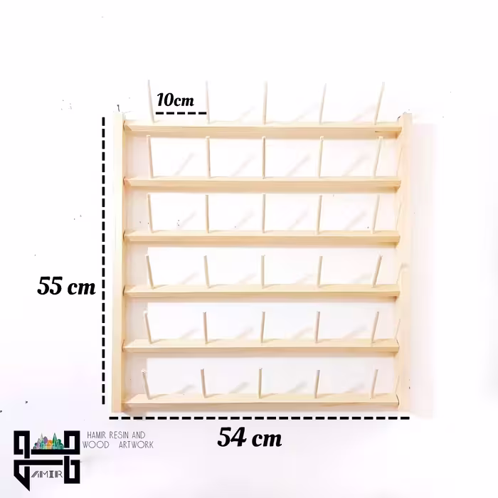 استند دوک خیاطی چوبی مدل 30 عددی(ارسال پس کرایه)