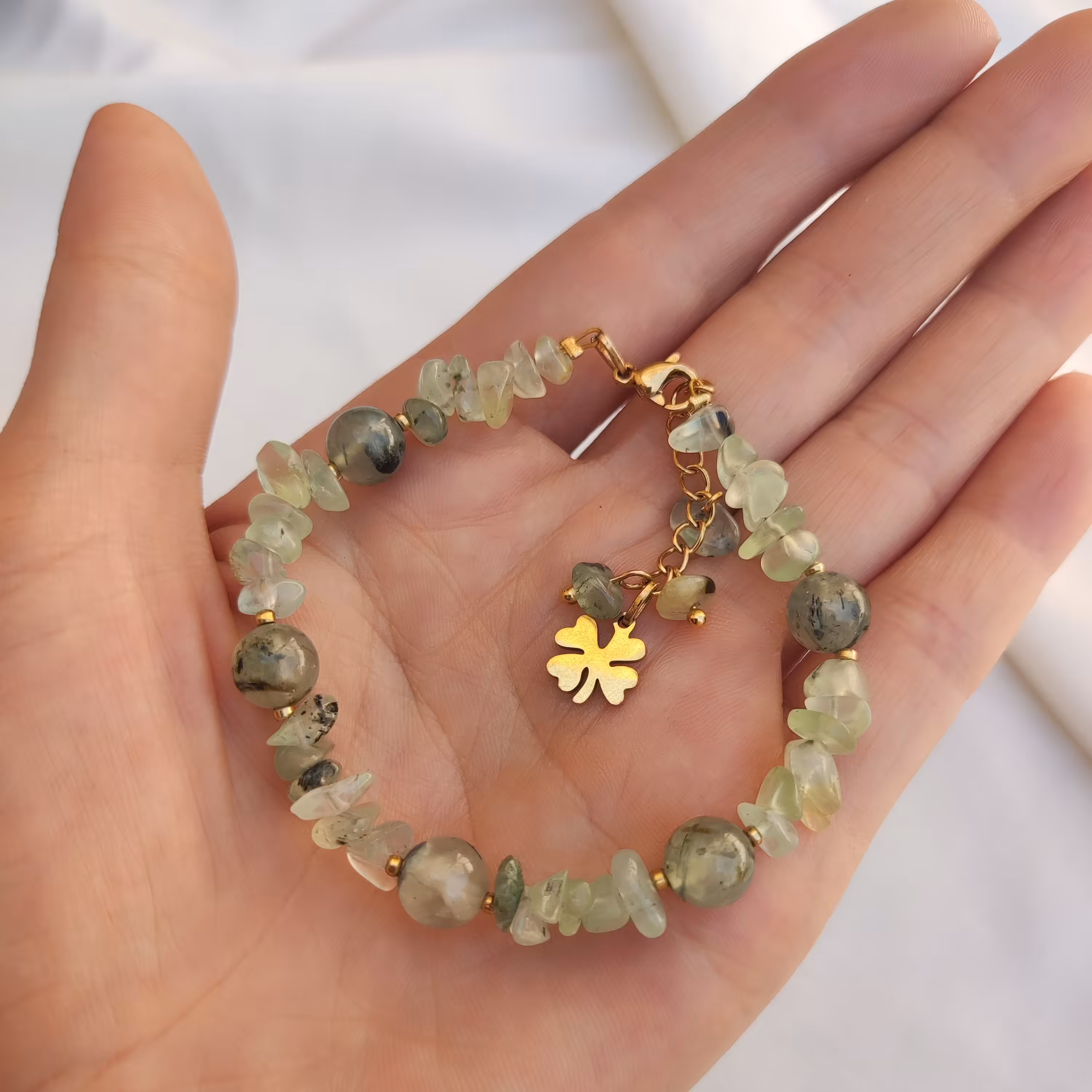 دستبند سنگ پرهنیت کد 51