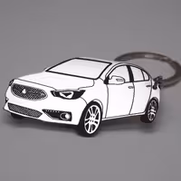 جاسویچی خودرو استیل طرح شاهین نمای سه رخ 