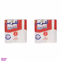 دستمال توالت گلریز مدل AB-4 بسته 2 عددی