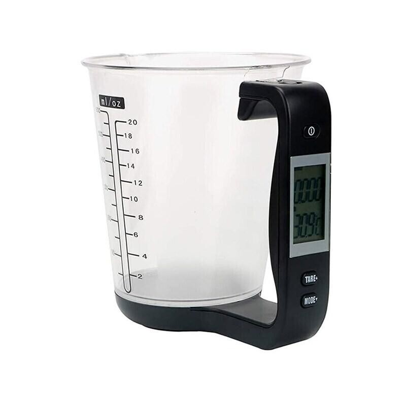 ترازوی آشپزخانه پارچ دار مدل Cup مشکی