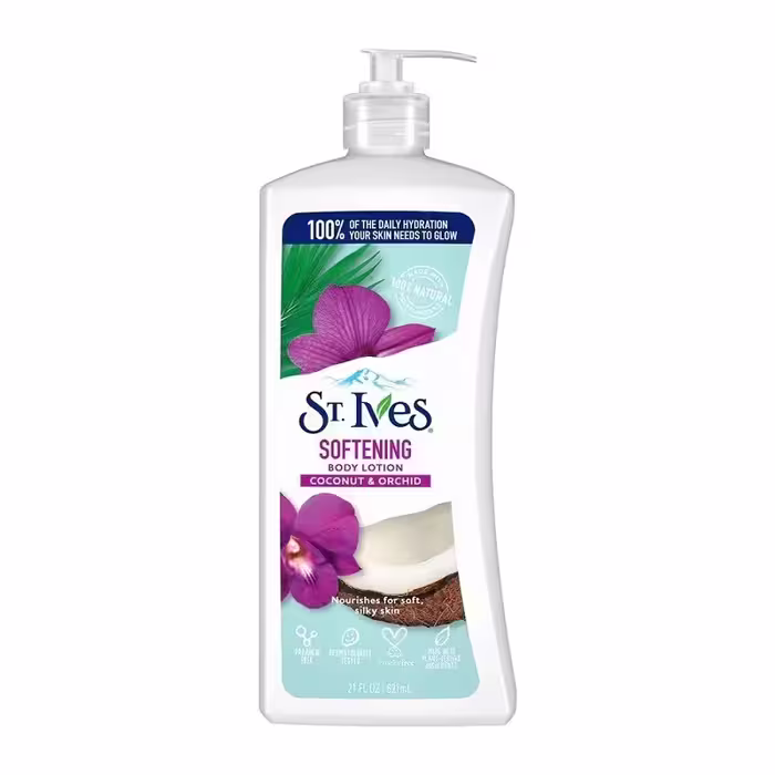 لوسیون بدن مدل Softening حاوی عصاره ارکیده و نارگیل سینت ایوز 621 میل