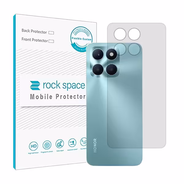 گلس محافظ پشت گوشی آنر X6a مدل نانو هیدروژل شفاف برند راک اسپیس سایز S کد S