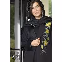 مانتو مزون دوز مجلسی مدل آرنیکا رنگ زرد کد 1865 کد SET