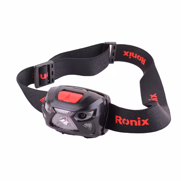 چراغ پیشانی 3 وات قابل شارژ و حسگر حرکت 120 لومن رونیکس مدل RH-4286