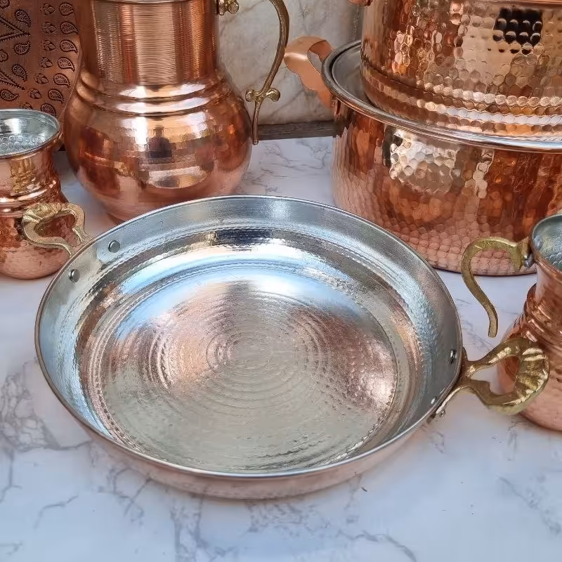 تابه دسته دار زنجان قطر این تابه 23سانتی متر می باشد