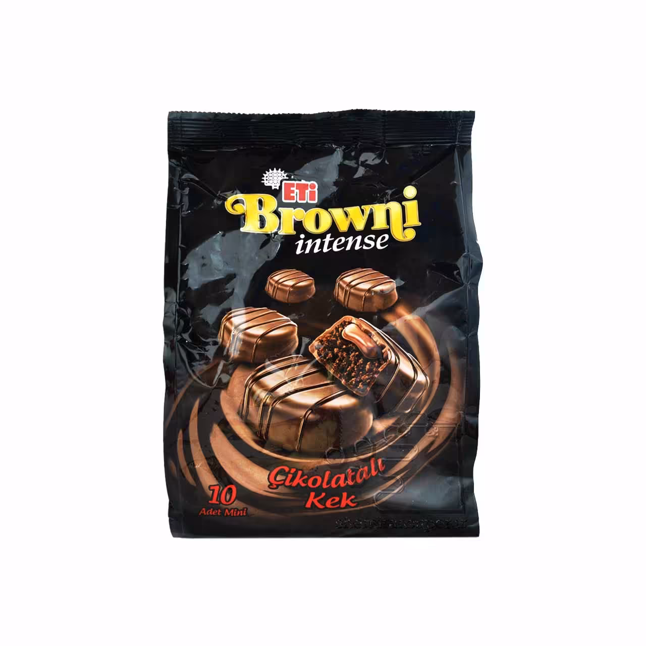 کیک براونی با مغز شکلات 10 عدد اینتنس اتی - eti