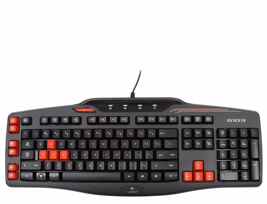 کیبورد مخصوص بازی لاجیتک مدل جی 103