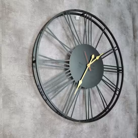 ساعت دیواری cnc قطر 60 سانت  با ضمانت (پس کرایه)