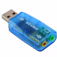 کارت صدا USB اکسترنال دی نت (ساند یو اس بی) 

