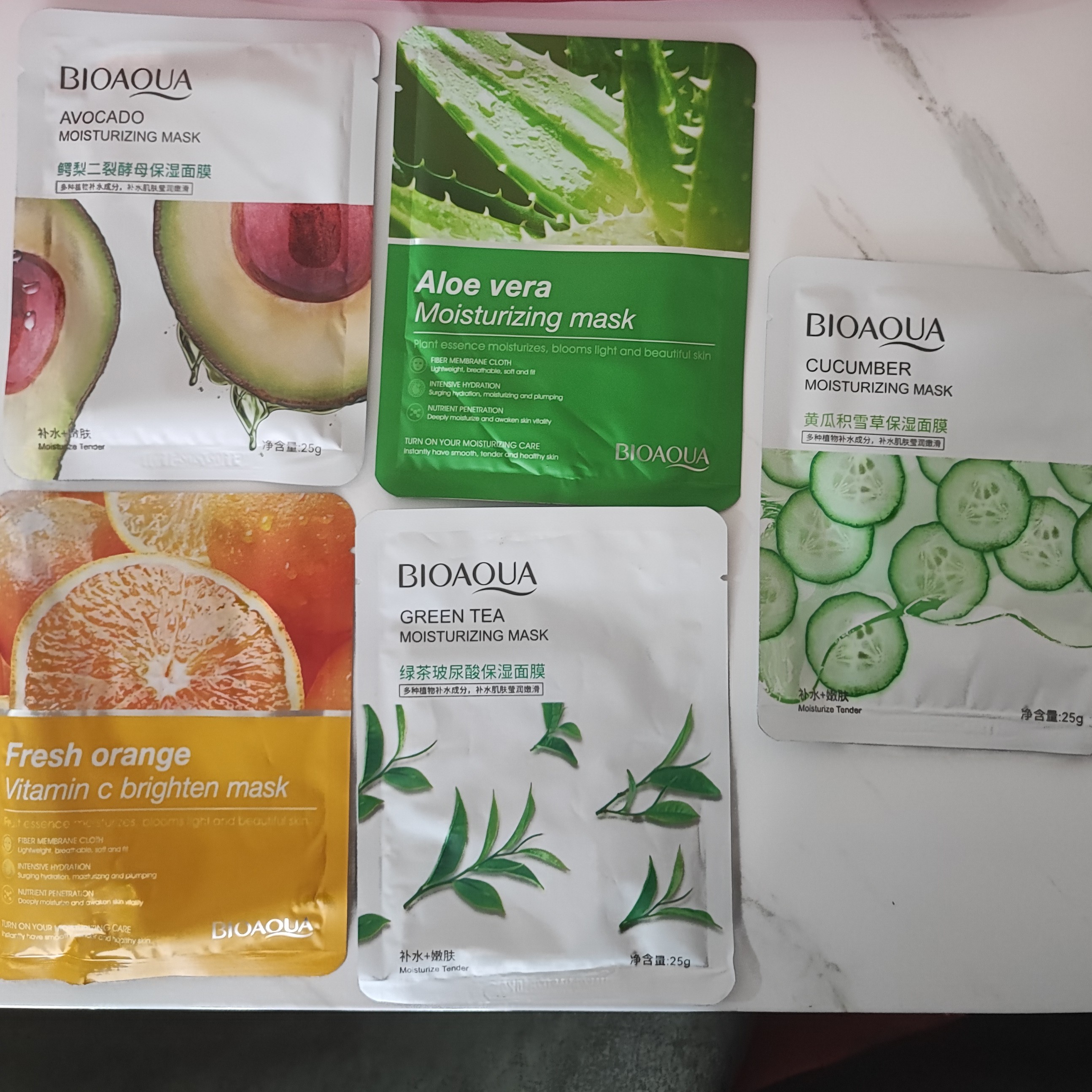 ماسک صورت ورقه ای برند bioaoua