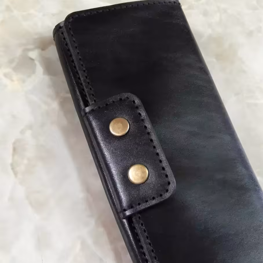 کیف دستی  چرم گاوی دست دوز کد666
