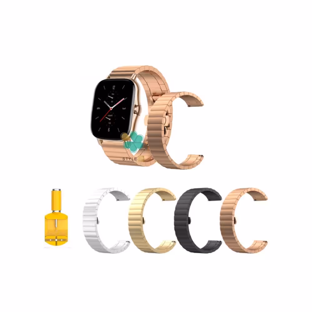 بند ساعت شیائومی Xiaomi Amazfit GTS 2 استیل One Bead