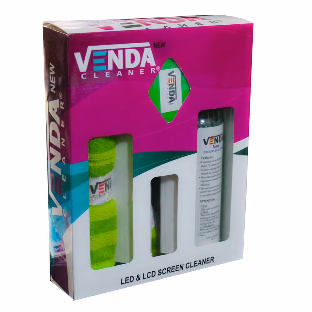 کیت تمیز کننده وندا ( کلینر مناسب برای پاک کردن لپتاپ ، شیشه ، lcd ، موبایل )