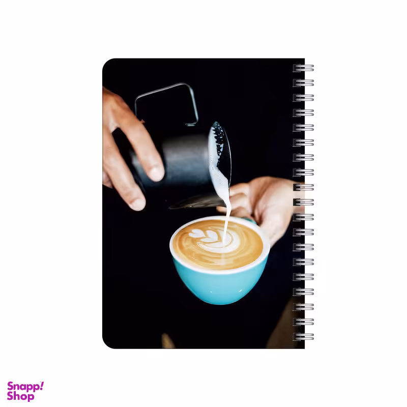 دفترچه یادداشت بامبیلیپ مدل چوبی طرح قهوه کد 0345835