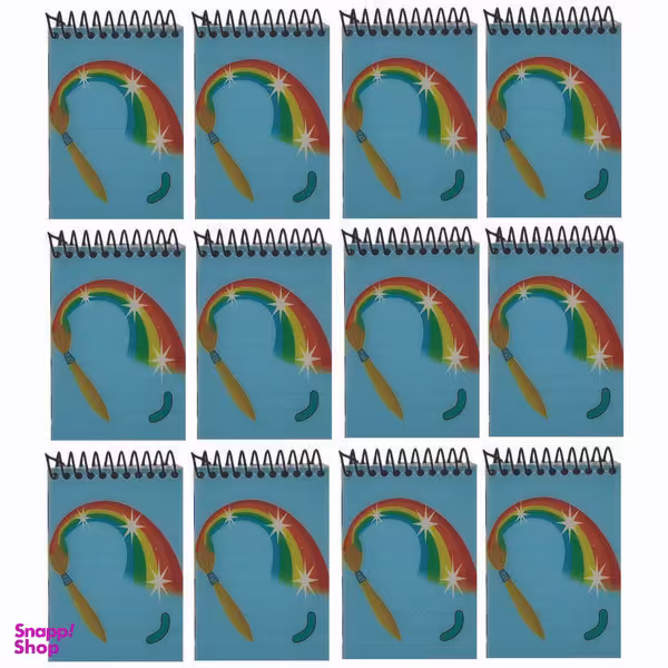 دفتر یادداشت مدل طلقی سیمی طرح حروف الفبایی حرف ر بسته 12 عددی
