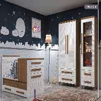 سرویس چوب دومنظوره نوزاد-نوجوان مدل مهیار