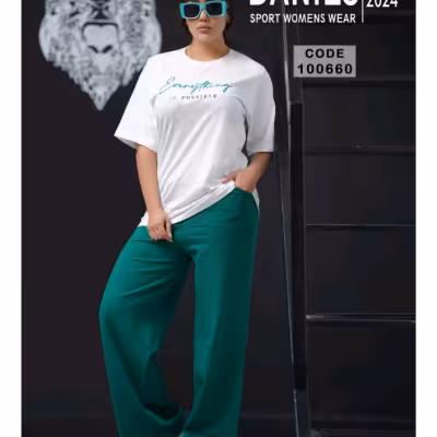 تیشرت و شلوار راسته مدل خرم