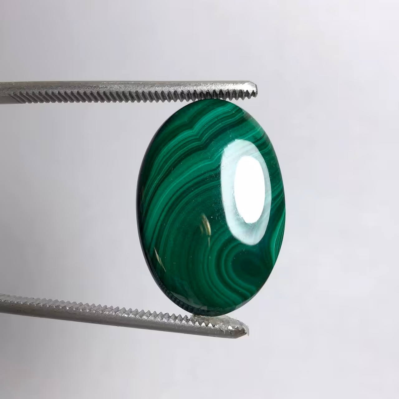 نگین مالاکیت طبیعی سبزرنگ کنگو 240560