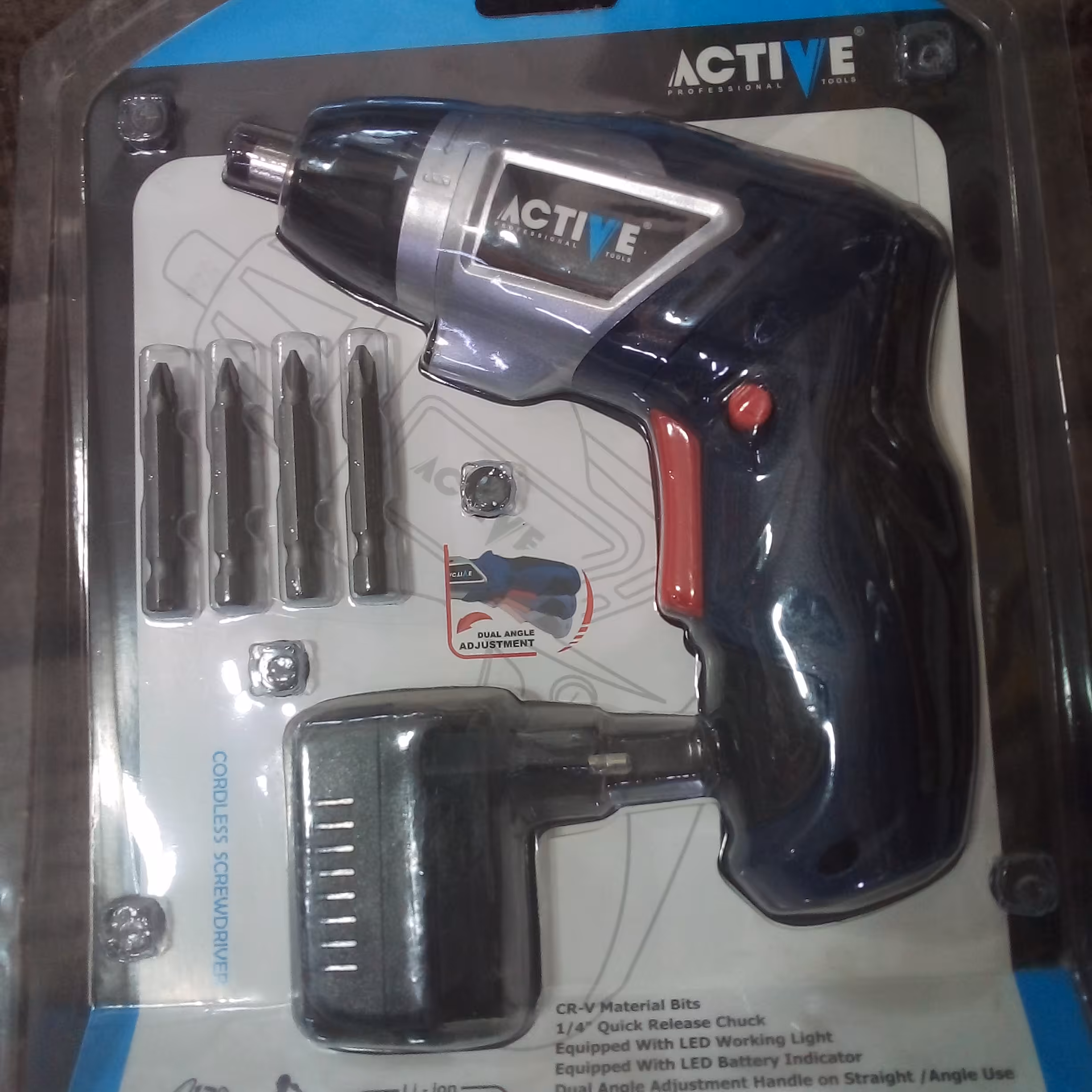 پیچ گوشتی شارژی اکتیو تاشو 2736