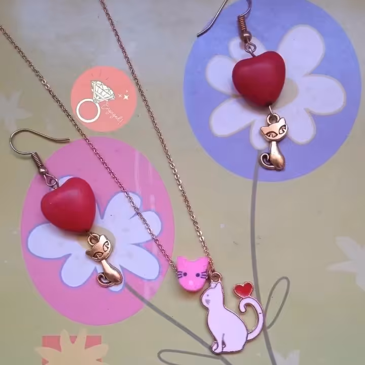 نیم ست طرح گربه کیفیت بالا