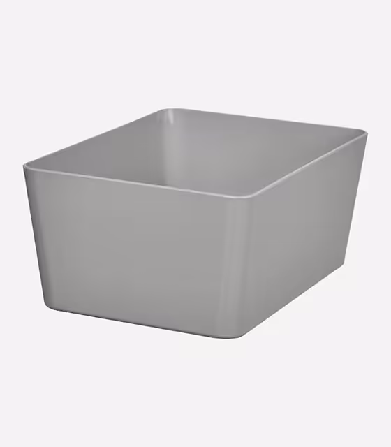 باکس خاکستری ایکیا مدل IKEA-KUGGIS سایز 13x18x8