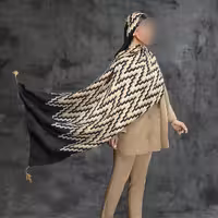 شال نخی منگوله دار 103