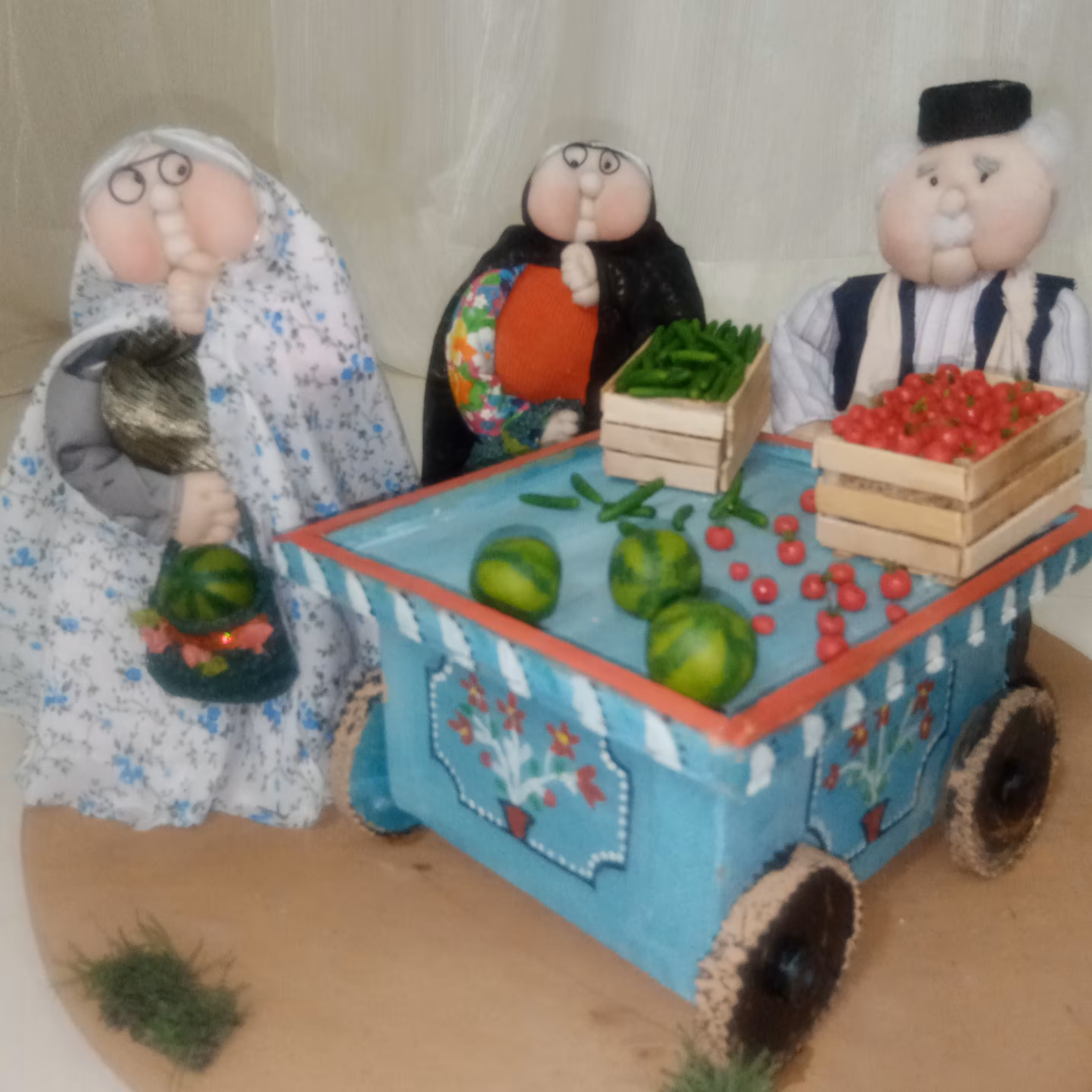 دکوری گاری میوه   (ارسال به عهده مشتری وبوسیله باربری انجام میشود 