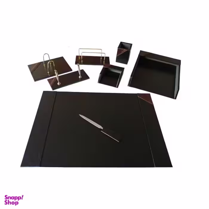 ست لوازم اداری رومیزی مدل D-S-0903-M مجموعه 8 عددی